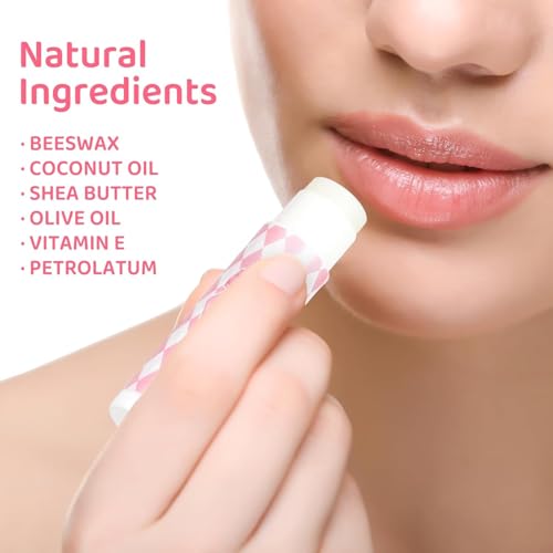 50 Pcs Pink Bow Baby Shower Favors Bulk Pink Bow Moisturizing Lip Care Coquette Bow Party Favors for Bachelorette Wedding Birthday Employee Christmas Halloween Baby Shower Party