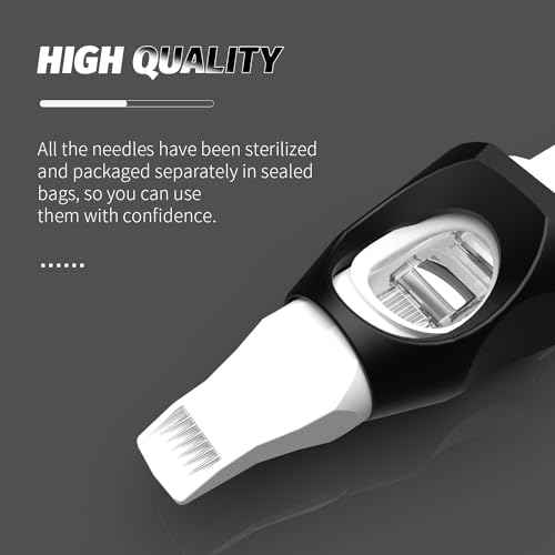 Tattoo Cartridge Needles 20pcs White Disposable Tattoo Needle Cartridges RL RS RM M1 Round Liner Shader Magnum for Rotary Tattoo Machine Pen Permanent Makeup Tattoo Supplies (3RS)