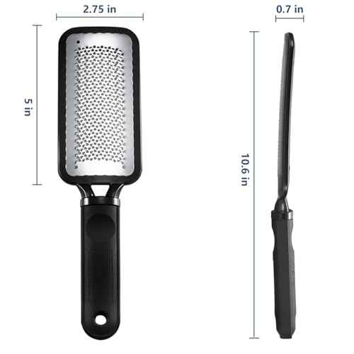 Foot File Callus Remover Foot Rasp Pedicure Scrubber Tool for Feet Care Stainless Scraper Cracked Dead Skin Remover