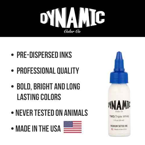 Dynamic Color Co Triple White Ink Bottle 1oz
