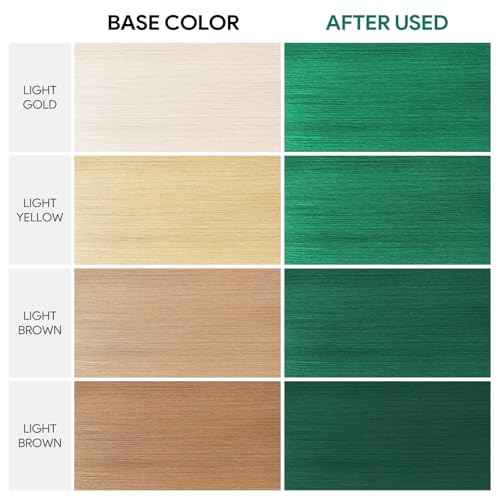 Color Depositing Conditioner, Semi Permanent Hair Color - In-Shower, Temporary Hair Color, Free of Damaging Chemicals, 7 Fl Oz, Green