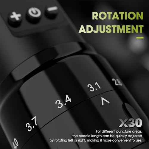 Filter Tattoo Stencil Printer Kit - Printer Machine with 7 Strokes 2.0-4.0mm Tattoo Gun Machine, Extra 1600mAh Power Supply, 20Pcs Tattoo Cartridge Needles for Beginners and Artists