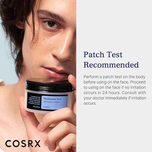 COSRX Hyaluronic Acid Moisturizing Cream, Long-lasting Hydration, Rich Moisturizer for Sensitive Skin 3.52 oz / 100g, Korean Skin Care, Stocking Stuffers, Animal Testing Free, Parabens Free