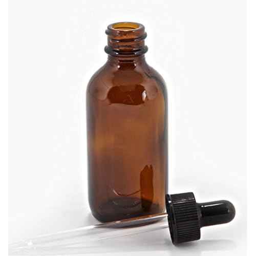 Vivaplex 12, Amber, 2 oz Glass Bottles, With Glass Eye Droppers