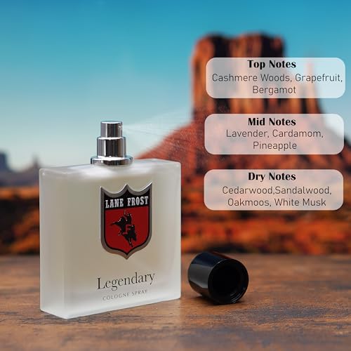 Lane Frost Legendary Frosted Cologne, 3.40 Fl Oz (Pack of 1)