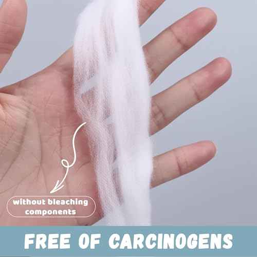 Fluffy Cotton Coil 40ft ? 100% Pure & Hypoallergenic Natural Cotton Strip for Skincare, Nail Polish Removal, Baby Care, Crafts & Beauty Use ? Ultra Soft, Absorbent & Easy to Tear