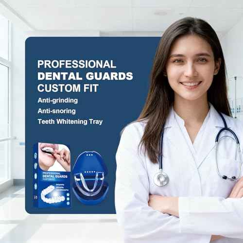 Mouth Guard for Grinding Teeth at Night,4 PCS Night Guards for Teeth Grinding,Teeth Grinding Mouth Guard for Sleep,Night Guard(One Size)