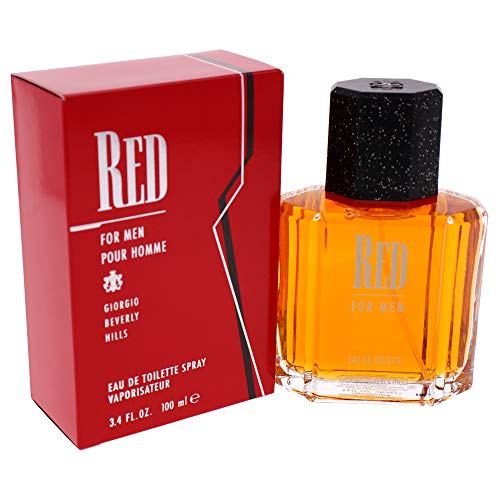 Giorgio Beverly Hills Men's Cologne, Red, Eau De Toilette EDT Spray, 3.4 fl oz