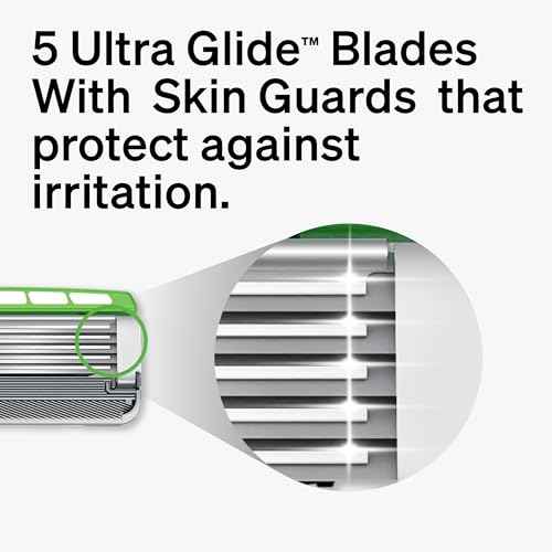 Schick Hydro Sensitive Razor Refills, 12ct | 5 Blade Razor for Men, Shaving Blades, 12 Refills
