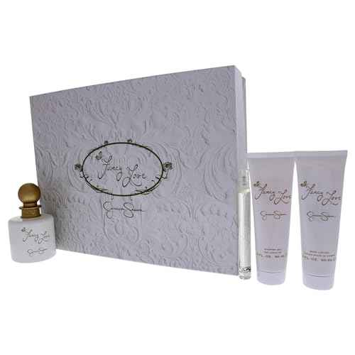 Jessica Simpson for Women - 4 Pc Gift Set 3.4oz EDP Spray, 0.34oz EDP Mini Spray, 3oz Body Lotion, 3oz Bath & Shower Cr?me