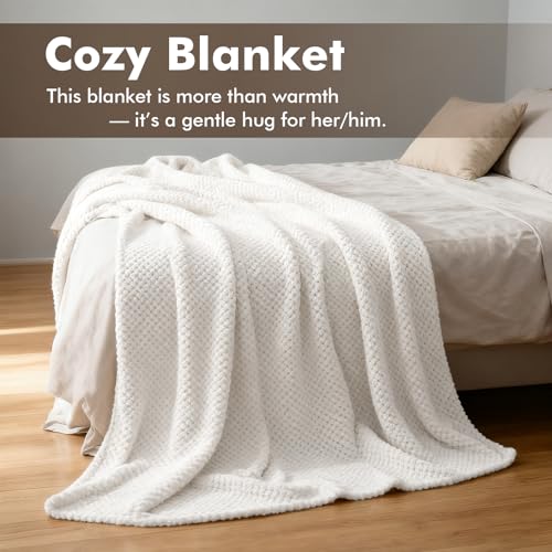 Natural Amor Lavender Blanket Spa Gift for Women 8pcs, Birthday Gift for Women, Self Care Gift for Birthday, Christmas