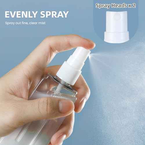 3oz Travel Bottles for Toiletries, 4 Pack Tsa Approved Portable Travel Size Containers for Shampoo Liquid With Labels, Leak Proof Refillable Containers Dispenser Set - Pink