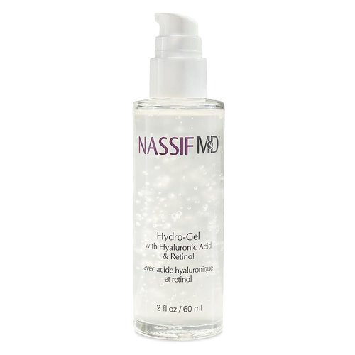 NassifMD Hydro-Gel with Hylauronic Acid Moisturizer, Salicylic Acid Serum, Retinol Serum for Face
