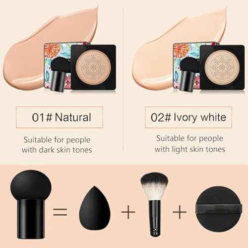 Linasi Clear Cover Beauty Cream - Air Cushion CC Cream, Moisturizing Concealer, Long Lasting Makeup