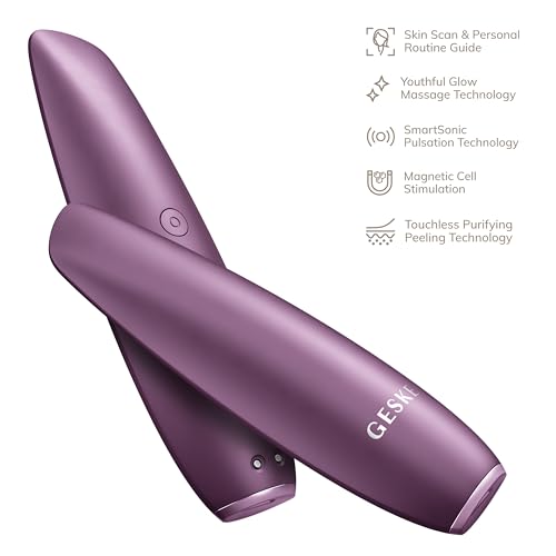 GESKE SmartAppGuided¢â Touchless Magnetic Peeling Mask 5 in 1 | Magnetic Face Mask | Removes Impurities | Facemask | Pore Cleansing | Skincare for All Genders | Best of Face Masks | Clean Skin Glow