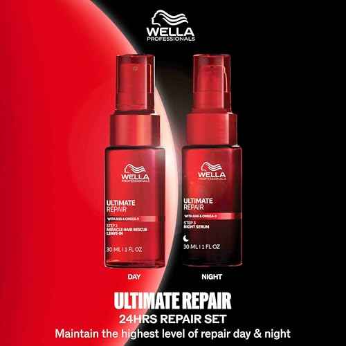 Wella Professionals ULTIMATE REPAIR Night Hair Serum | Protection Against Night Stressors for All Hair Types | 3.2 Fl Oz - Packaging May Vary