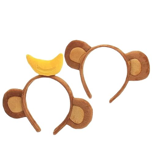 Cute Animal Ears Horns Headband Elastic Hair Hoop Headwear Halloween Christmas Costume Cosplay Accessories