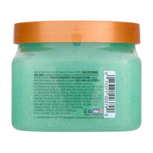 Tree Hut Aurora Nights Shea Sugar Scrub, Exfoliating, Hydrating & Moisturizing Body Scrub with Shea Butter & Nourishing Essential Oils, Smooth & Soften Skin, 18 oz