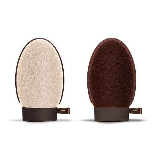 Vita Liberata Dual Sided Luxury Exfoliating Mitt - 2 in 1, Exfoliates for a Smooth and Even Skin Texture, Reusable & Easy to Wash, Vegan