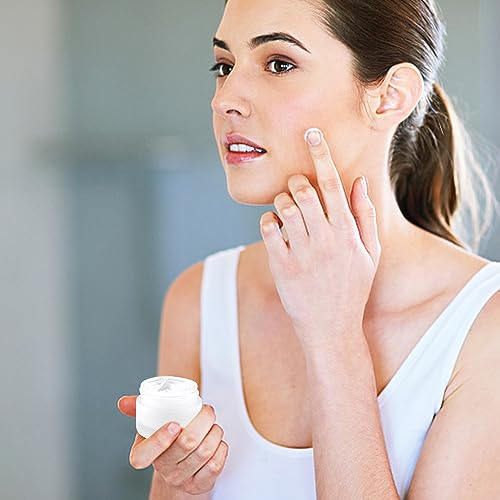 12 Pack Frosted Glass Cream Jar - 15g/0.5 oz Empty Makeup Container Refillable Travel Pot Jar For Lotion Cream Cosmetics Ointments