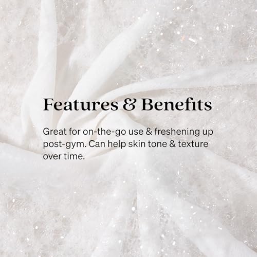 Loved01 Face & Body Salicylic Acid Exfoliating Cleansing Wipes, John Legend Skincare, Oil & Fragrance-Free, No-Rinse, Suitable for Blemish-Prone Skin, 3-Pack (72 wipes)