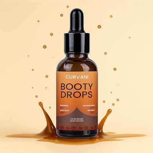Booty Drops Lifting Serum Concentrated Formula 2 oz. Custom-Designed for Women's Curves and Beauty. (1PCS)