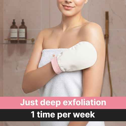 ? Vegan Silk Exfoliating Glove (2pcs) for Face, Body, and Hands | Natural Body Scrubber for Dead Skin Removal | Exfoliating Mitt Eco-Friendly, Perfect for Spa, Bath, and Shower