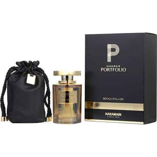 Al Haramain Portfolio Royale Stallion for Unisex - Arabian Perfume for Women & Men - Long Lasting Fragrance with Bergamot, Lavender, Jasmine, Vanilla - Arabic Cologne - Eau de Parfum - 2.5oz EDP Spray