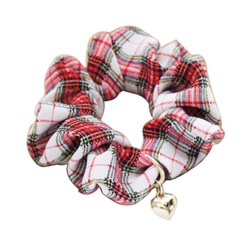 Fashionable Elegant Scrunchies - Christmas Pearl Head Flower Hair Ties - Christmas Gift Satin Fabric Hair Accessories