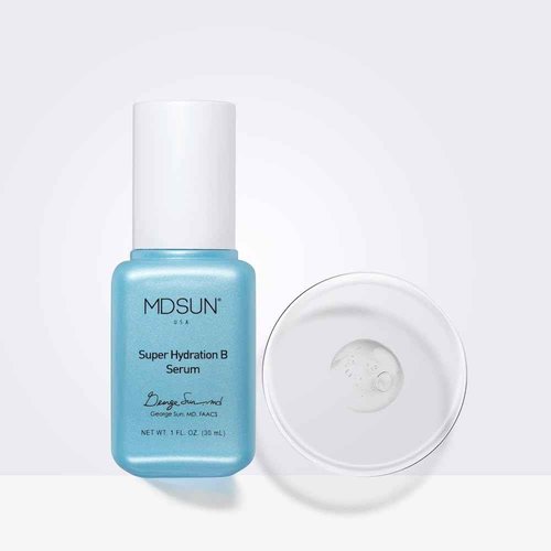 MDSUN Super Hydration B Serum, Face Serum, Antioxidant & Anti-Aging Formula, Best to Hydrate, Moisturize & Reduce Lines, Wrinkles, Uneven skin tone 30mL