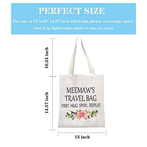 GJTIM Grandmother Mother's Day Gift Grandma Birthday Travel Bag for Grandma (Travel Tote)