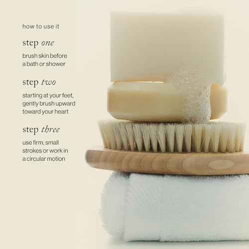 goop Beauty Dry Brush | Detoxifying Body Exfoliator | Wooden Handle with Natural Biodegradable Sisal Fibers | Sweeps Away Dead Skin | FSC Certified