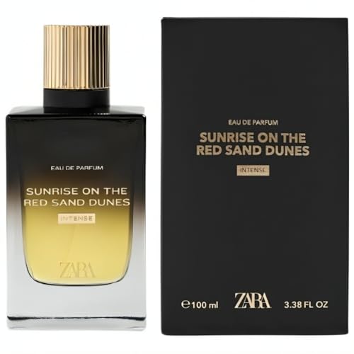 Zara Sunrise On The Red Sand Dunes Intense Perfume for Men Warm & Addictive Fragrance with Bergamot Ginger Amber Labdanum and Orange Blossom Eau de Parfum EDP 100ml (3.38 fl. oz)