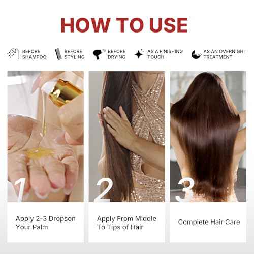 Karseell Moroccan Argan Oil for Hair Healing Cold Pressed Weightless Argan Oil Hair Serum for Dry Damaged Hair 50ml