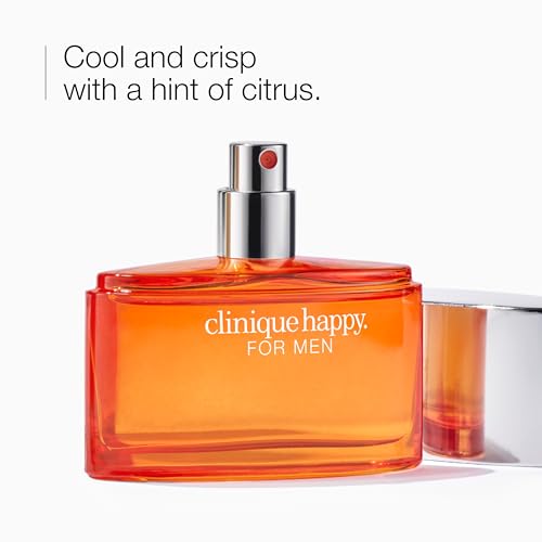 Clinique Happy For Men Eau de Toilette Cologne Spray | Notes of Kaffir Lime + Mandarin | Cologne for Men