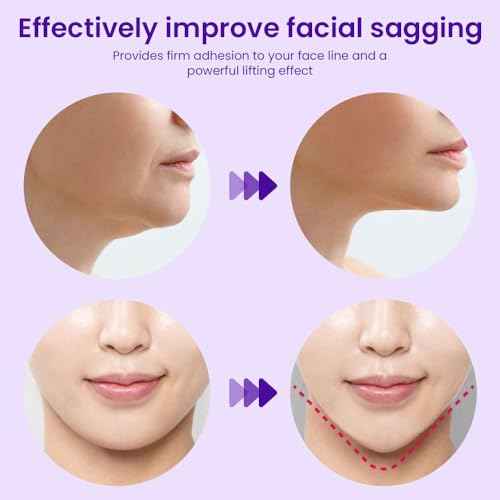 Kaely 8Pcs V Line Lifting Mask,Double Chin Mask,Chin Strap for Double Chin for Women,Face Lift Masks with Collagen,Hydrating Anti-aging