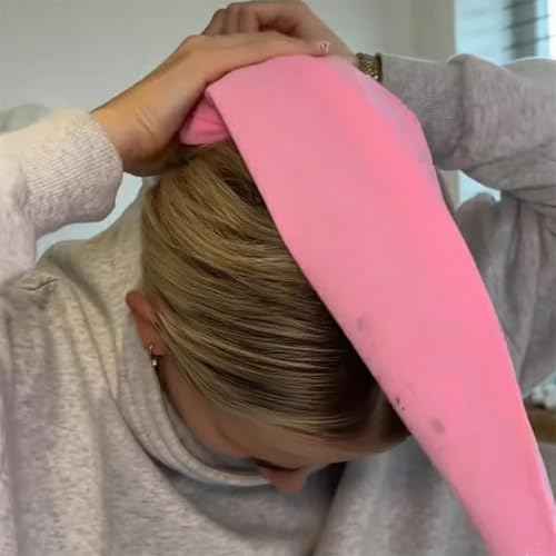 Waterproof Hair Sleeve for Long Hair - Reusable Adjustable Crown Washing Shower Cap Ponytail Protects Styled Hair Locs Braids, Quick Root Refresh for Shower Gym Travel Pool Beach, Time Saver (1pc)