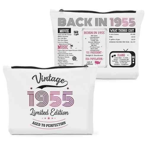 70th Birthday Gifts for Women Funny Makeup Bag 70th Birthday Decorations Party Favors Happy Anniversary Birthday Gifts for 70 Year Old Woman Grandma Sister Aunt Stepmom Cosmetic Bag