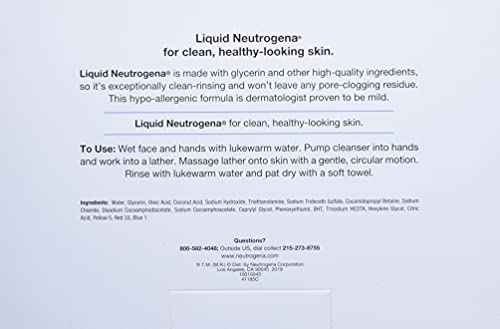 Neutrogena Liquid Transparent Facial Cleanser 4 Bottles X 8 Ounce Net Wt 32 Ounce, ()