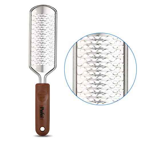 Professional Pedicure Foot File, Colossal Stainless Steel Detachable Foot Scrubber, Hard Skin Removers Pedicure Rasp for Wet and Dry Feet