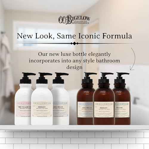 C.O. Bigelow Bergamot Body Lotion, Iconic Collection Moisturizing Body Lotion with Shea Butter, Borage Oil & Grapeseed Oil, 10.5 Fl Oz