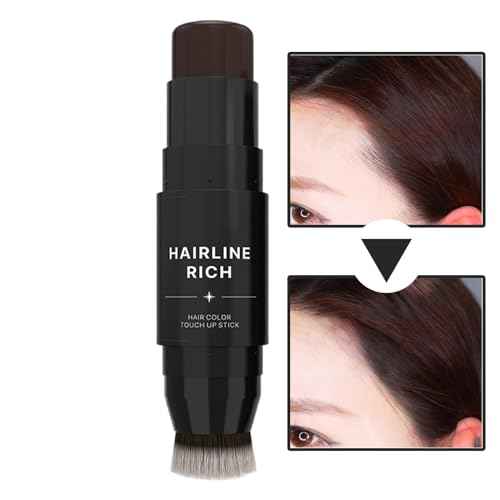 Hairline Filler Pen Stick - Waterproof Instant Hairline Concealer, Temporary Hair Filler | Easy-to-Use Thinning Hair Filler Stick, Natural-Looking Root Concealer Enhancement For Men And Women