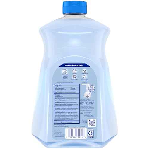 Dial Antibacterial Defense Foaming Hand Soap + Aloe, Spring Water Scent, 52 Fl Oz Hand Soap Refill, Dermatologist-Tested, Gentle on Skin