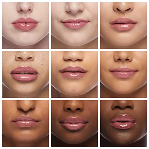 Ruby Kisses Broadway Vita-Lip Clear Lip Gloss (8 Pack), Ultra-Hydrating & Soothing Formula with Vitamins, High-Shine Non-Sticky Finish Lip Balm with Mint, Rosehip, Coconut, Mango, Argan, Honey, Shea