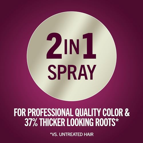 Schwarzkopf Keratin Root Temporary Hair Color Spray, Light Brown, Instant Gray Coverage, Thicker, Fuller-Looking Roots, Easy-to-Use, No Ammonia, Low Mess Application, Scalp Friendly