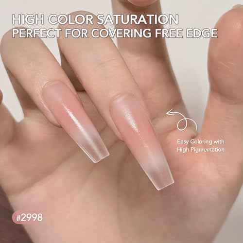 GAOY Ombre Gel Nail Polish Kit, 9 Colors UV LED Painting Gel with Sponges, Long-lasting Soak Off Pigmented Colors, Beginner Friendly Gradient & Aura Nail Art Set for Home & Salon Use, Spring Blossom