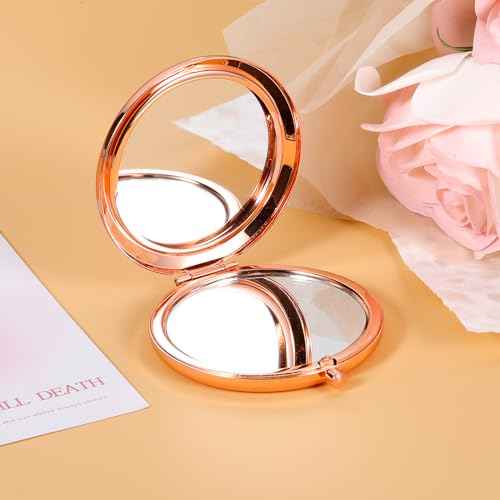 Back to School Stuff, Sister Gifts Compact Mirror, Sisters Gifts Rose Gold Compact Mirror, Gift for Sister for Women Girls Sisters, Sisters Gifts
