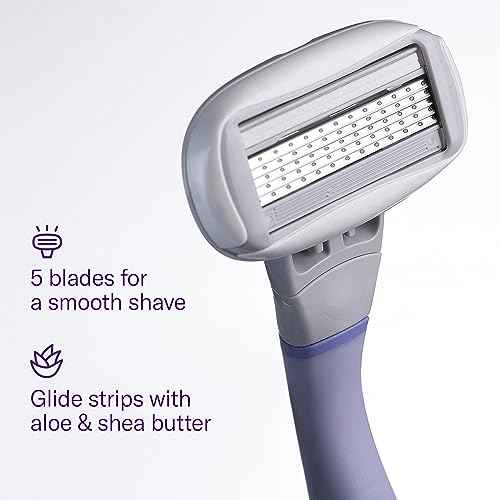 Flamingo Women's Original Razor Blade Refill Cartridges for Women - 6 Count - 5-Blade Shaving Razors for Women