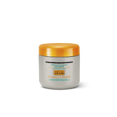 GUAM Anti-cellulite Mud COLD FORMULA, Seaweed Body Wrap for Cellulite, Skin Tightening Clay for Body Cellulite and Leg Swelling, Lymphatic Drainage | Cellulite Removal Treatment (1.1 LB)