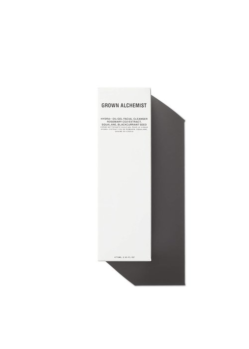Grown Alchemist Hydra+ Oil-Gel Facial Cleanser. Gel Face Cleansing Wash that Hydrates and Cleanses Skin, 75ml